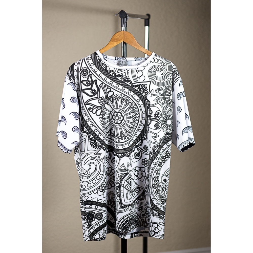 Iridium Geometric Men's Tee - Size XL